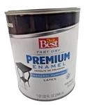 Paint Do It Best Fast Dry Acrylic Latex Semi-gloss Premium Enamel, Black, 1 Qt. New. Price: $29.50.