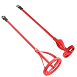 Set Of 2 Paint, Mud And Cement Mixer Blades - 15.5" & 14" Ribbon Mixing Paddles New. Price: $13.99.
