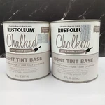 (2 Pack) Rust-oleum Base Paint, 30 Oz, Light Tint, Fl Ultra Matte New. Price: $35.00.