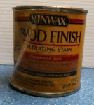 Minwax Wood Finish Penetrating Stain, Golden Oak 210B, 1/2 Pt. (22102) Fs Open. Price: $11.00.