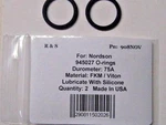 Compatible Nordson 945027 O-rings / R&s 908NOV Material Black Fkm, Viton New. Price: $11.50.