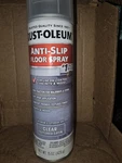New Rust-oleum Anti-slip Floor Spray Clear Textured Satin 15 Oz. Price: $45.00.