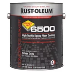 Rust-oleum S6582413 Gal Floor Coating, High Gloss Finish, Silver Gray, New. Price: $108.99.