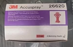 3M.26620 Accuspray Atomizing Heads, Four Included, Brand New. Price: $29.95.