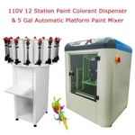12 Station Paint Colorant Dispenser & 5 Gal Automatic Platform Mixer 110V New. Price: $4020.50.