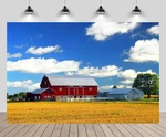 7FTX5FT Countryside Autumn Field Photography Backdrop Red Barn Farmhouse... New. Price: $19.62.