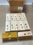 12X Pack Lot Weiler #73195 7" Roof Brush Threaded Handle Hole, White Tampico New. Price: $69.99.