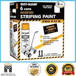 Rust-oleum Professional Inverted Striping Spray Paint 18OZ White 6 Pack New. Price: $56.99.