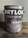 Drylok Concrete Floor Paint Dover Gray 1 Gallon Anti-slip Low Sheen Interior/ext New. Price: $39.00.