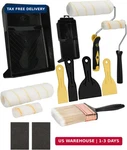 Bates- Paint Roller Kit, 15 Pcs, 9" And 4" Frames With Covers, New. Price: $25.17.