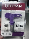 Titan Wagner 5000 Psi SC-6+ Synergy Fine Finish Tip New 671-212A. Price: $19.99.