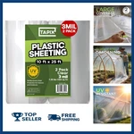 Plastic Sheeting (10' X 25') Long, 3 Mil (2 Pack) - Uv Protection Poly New. Price: $40.93.