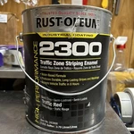 Rust-oleum Traffic Zone Striping Paint Red 283868 (34UL62) GR8 Buy New. Price: $65.99.